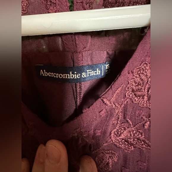 Abercrombie & Fitch Floral Embroidered Clipped Mini Dress - Picture 6 of 6